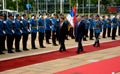 President of the PeopleÃ¢â¬â¢s Republic of China Xi Jinping on an official three-day visit to the Republic of Serbia Royalty Free Stock Photo